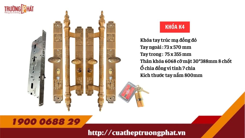 PHỤ KIỆN KHÓA CƠ – MÃ: K4