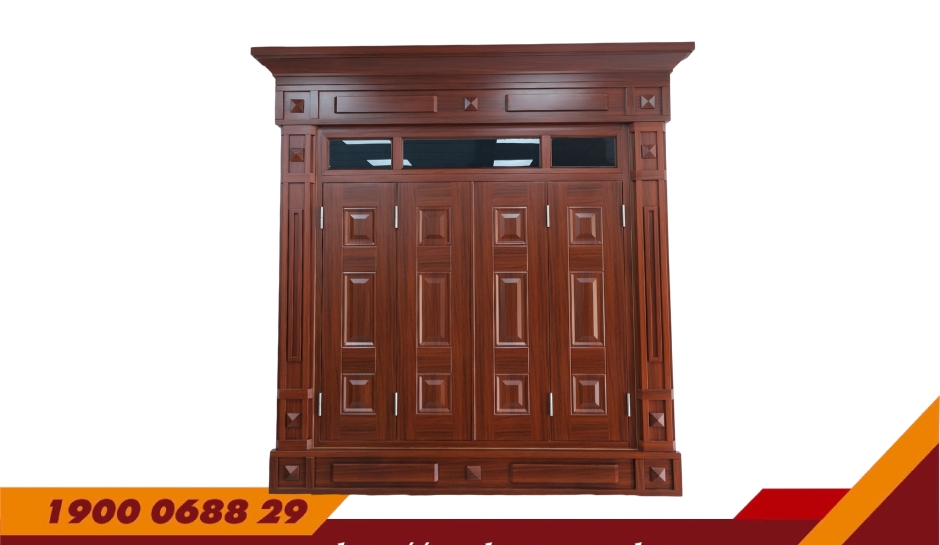CỬA SỔ 4 CÁNH PHÀO BIỆT THỰ – MÃ: S4-Z1-3K-BT5