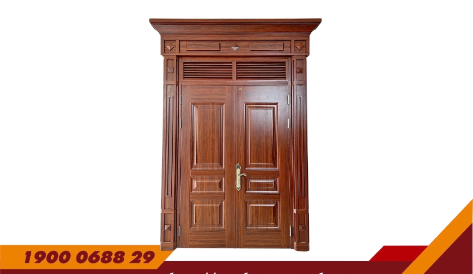 CỬA 2 CÁNH PHÀO BIỆT THỰ – MÃ: D2-H4-2C-BT3