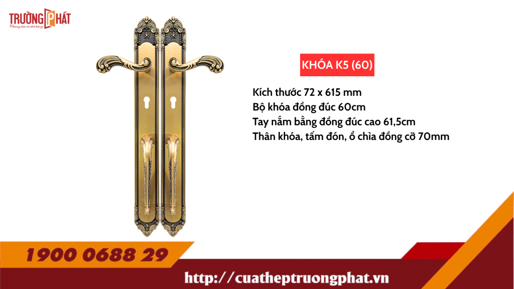 KHOÁ CƠ – MÃ: K5 (60CM)