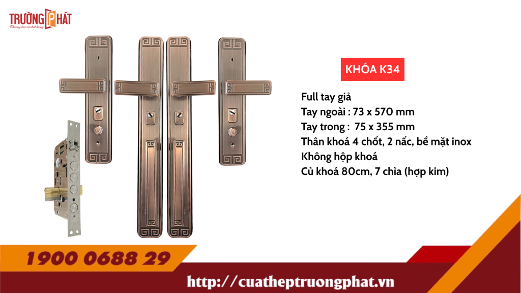 KHOÁ CƠ – MÃ: K34