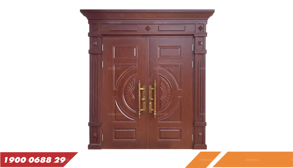 CỬA 2 CÁNH ĐỀU – MÃ: D4-H8-BT2